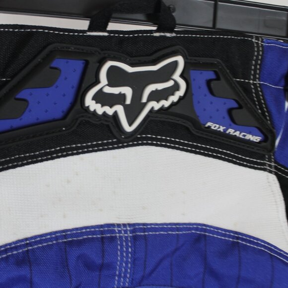 FOX YAMAHA Graphic 180 Blue Motorcycle Racing Pants Size 30 RN# 97275 Motorcross - Picture 14 of 15